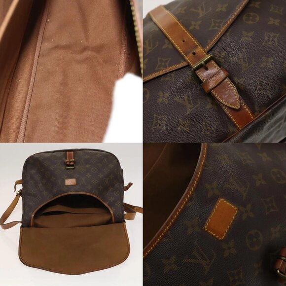 LOUIS VUITTON Monogram Saumur 35 Shoulder Bag M42254 LV Auth ar13595 - Picture 16 of 16